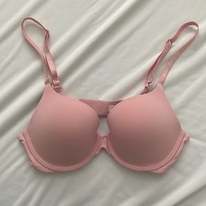 Victoria’s Secret Push Up Convertible Bra Pink 34B EUC
